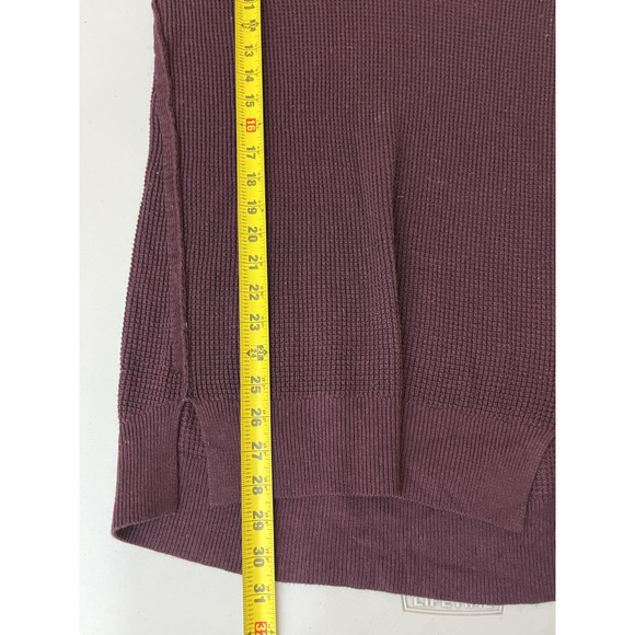 Lululemon The Sweater Life M Bamboo Cashmere Blend Yoga Athleisure Capsule Red - Picture 10 of 12